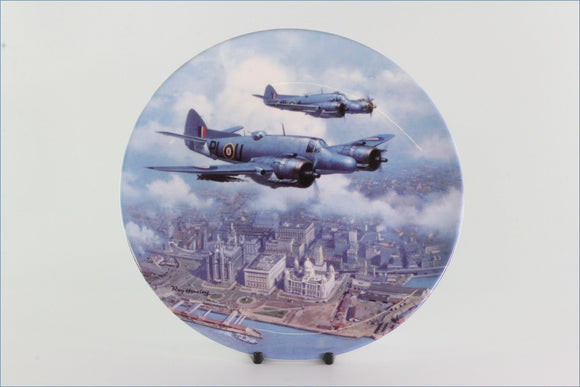 Royal Doulton - Heroes Over Home Territory - Beaufighter Over The Liver Building (no.8)