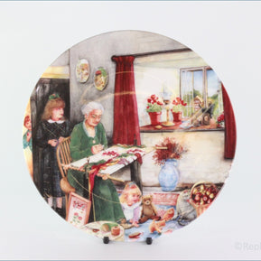 Royal Doulton - Old Country Crafts - The Embroideress (no.9)