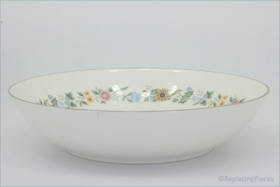 Royal Doulton - Pastorale (H5002) - Cereal Bowl - Floral-patterned ceramic bowl 