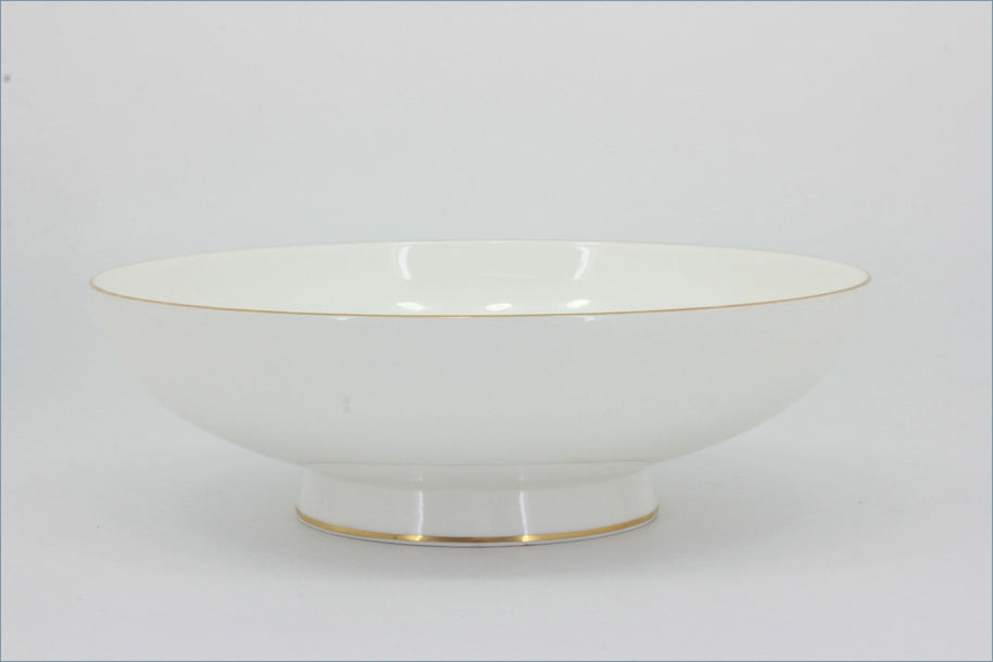 Royal Doulton - Symmetry Gold - 8 7/8" Footed Serving Bowl