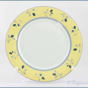 Royal Doulton - Blueberry (Yellow Rim) - Dinner Plate
