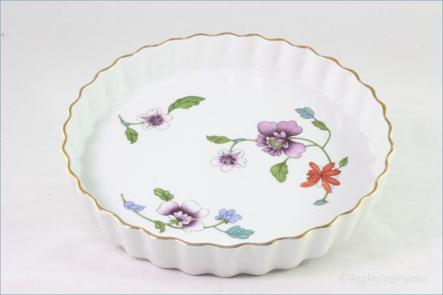 Royal Worcester - Astley (Gold Edge) - 8 3/4" Flan Dish