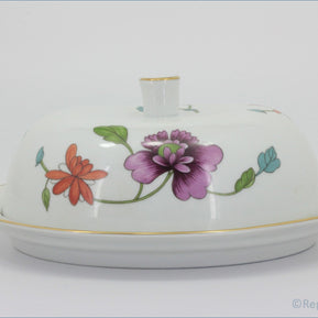 Royal Worcester - Astley (Gold Edge) - Lidded Butter Dish