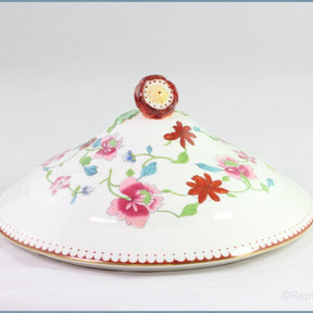 Royal Worcester - Astley (Dr Walls Period) - Lidded Vegetable Dish Lid ONLY