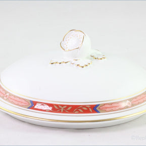 Royal Worcester - Beaufort Red - Lidded Vegetable Dish Lid ONLY