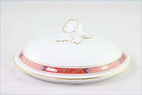 Royal Worcester - Beaufort Red - Lidded Vegetable Dish Lid ONLY
