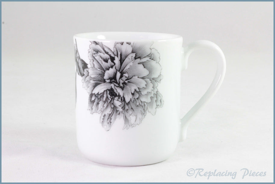 Royal Worcester - Black Peony - Mug