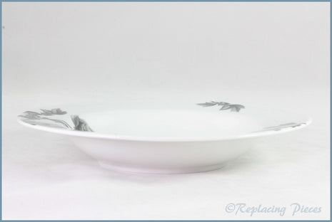 Royal Worcester - Black Peony - 9 3/8" Rimmed Bowl