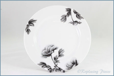 Royal Worcester - Black Peony - 8 1/8" Salad Plate