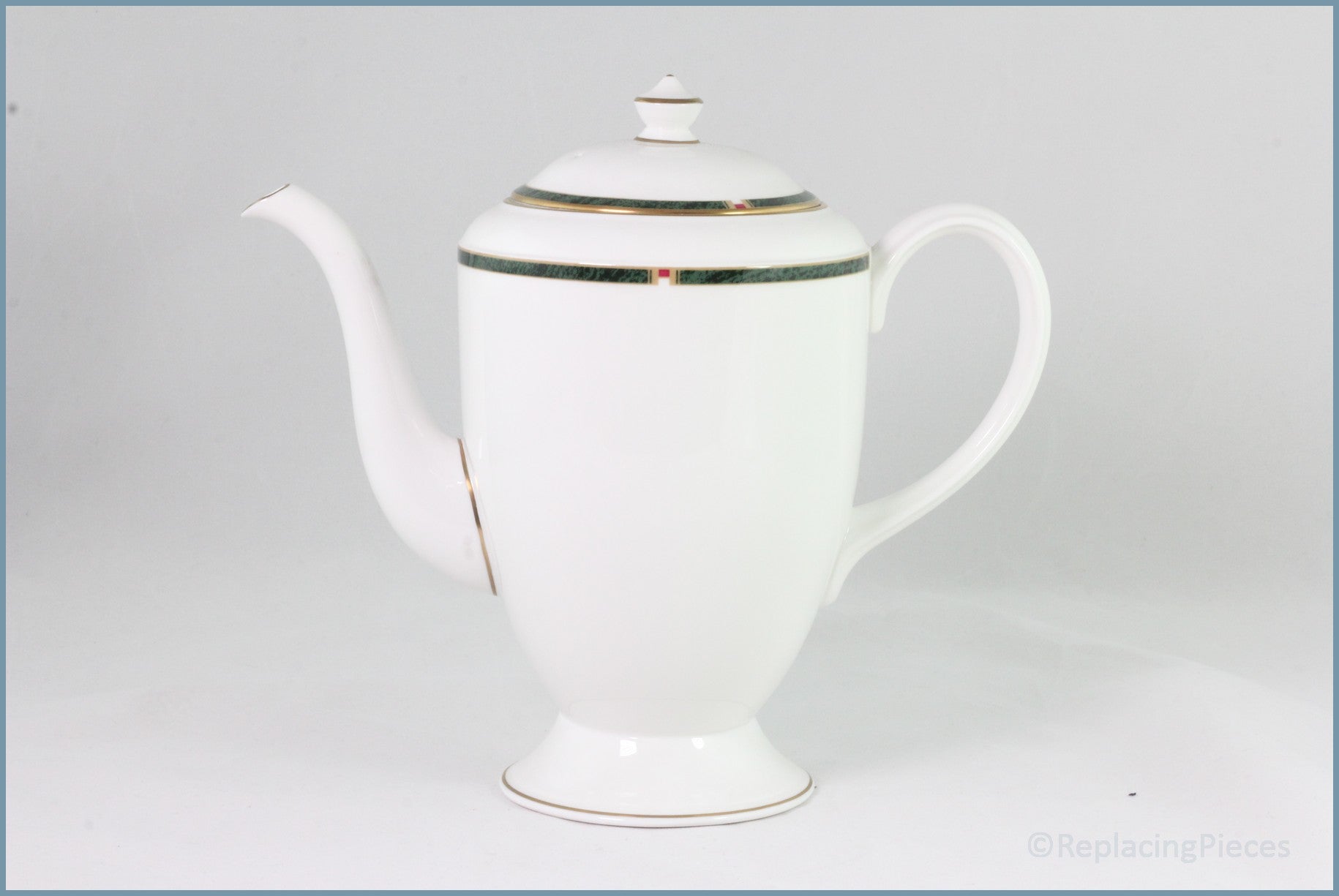 Royal Worcester - Carina (Green) - Coffee Pot