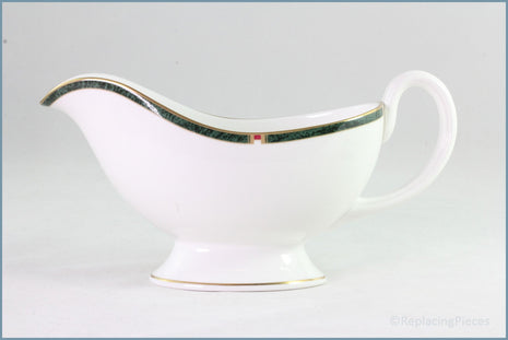 Royal Worcester - Carina (Green) - Gravy Boat