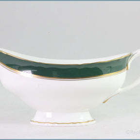 Royal Worcester - Cavendish (Leather Green) - Gravy Boat