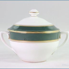 Royal Worcester - Cavendish (Leather Green) - Lidded Sugar Bowl