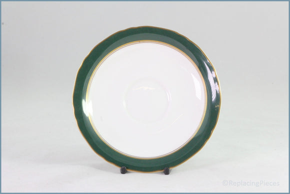 Royal Worcester - Cavendish (Leather Green) - Soup Cup Saucer