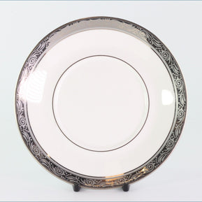 Royal Worcester - Davenham Platinum - Tea Saucer (Straight Sided)