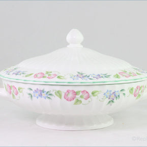 Royal Worcester - English Garden - Lidded Vegetable Dish