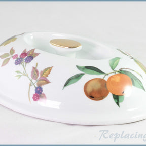 Royal Worcester - Evesham Gold - 7 Pint Oval Game Casserole Dish LID ONLY