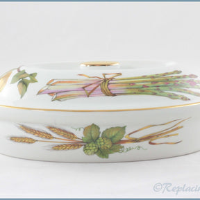 Royal Worcester - Evesham Gold - 2 Pint Oval Casserole