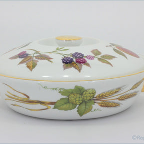 Royal Worcester - Evesham Gold - 1 1/2 Pint Casserole (Shape 22 Size 4 Knob Handle)
