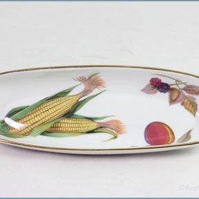 Royal Worcester - Evesham Gold - Corn On The Cob Dish