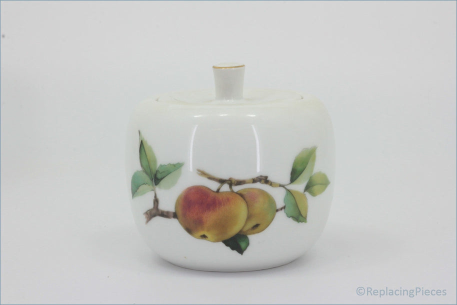 Royal Worcester - Evesham Gold - Lidded Sugar Bowl 
