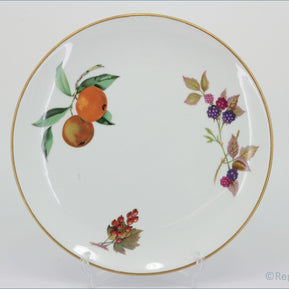 Royal Worcester - Evesham Gold - Round Bread And Butter Serving Plate