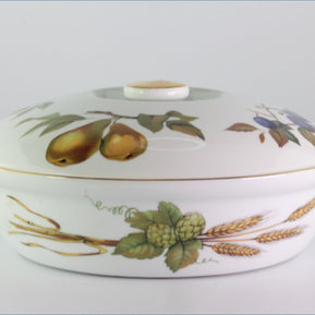 Royal Worcester - Evesham Gold - 2 Pint Casserole (Shape 21 Size 3) Corn & Lemons