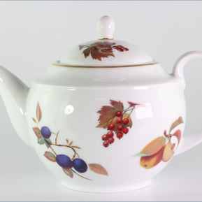 Royal Worcester - Evesham Gold - 2 Pint Teapot (Malvern)