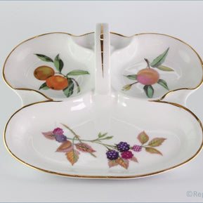 Royal Worcester - Evesham Gold - Trefoil Dish