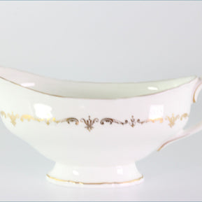 Royal Worcester - Gold Chantilly - Gravy Boat