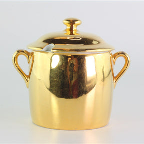 Royal Worcester - Gold Lustre - Jam Pot (Size 6 Shape 29)