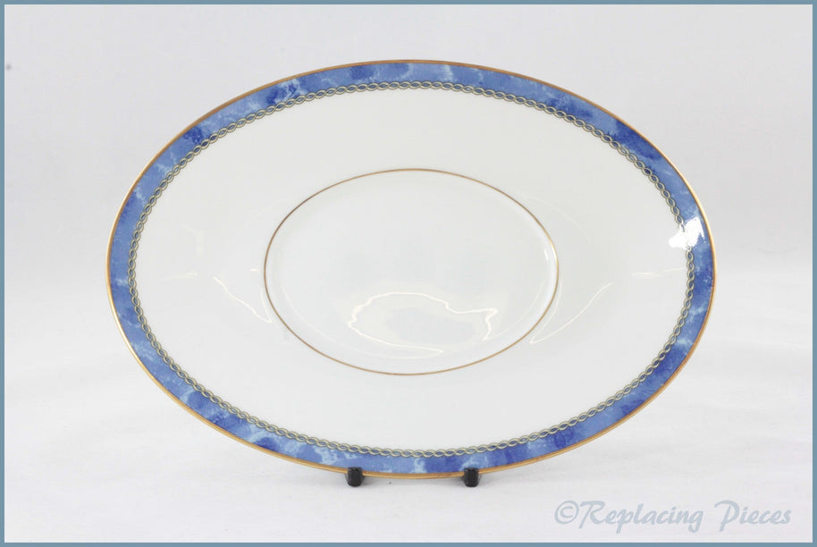 Royal Worcester - Medici (Blue) - Gravy Boat Stand