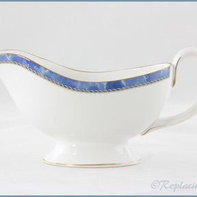 Royal Worcester - Medici (Blue) - Gravy Boat