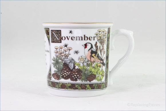 Royal Worcester - Months Of The Year - Mug (November)
