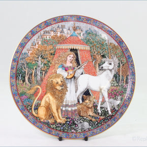 Royal Worcester - Myths And Legends - Princess And Unicorn