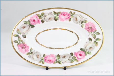 Royal Worcester - Royal Garden (Dot/Dash) - Gravy Boat Stand