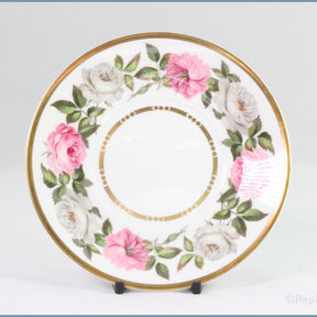 Royal Worcester - Royal Garden (Dot/Dash) - Soup Cup Saucer