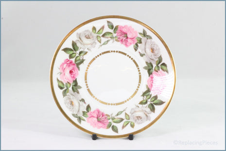 Royal Worcester - Royal Garden (Dot/Dash) - Soup Cup Saucer