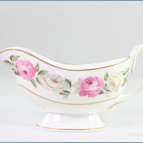 Royal Worcester - Royal Garden (Elgar) - Gravy Boat