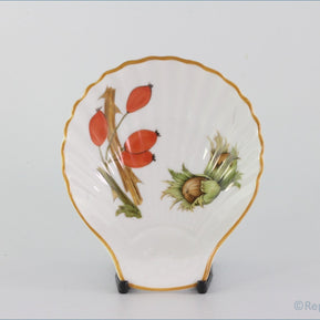 Royal Worcester - Wild Harvest - Shell Dish (Yellow Rim)