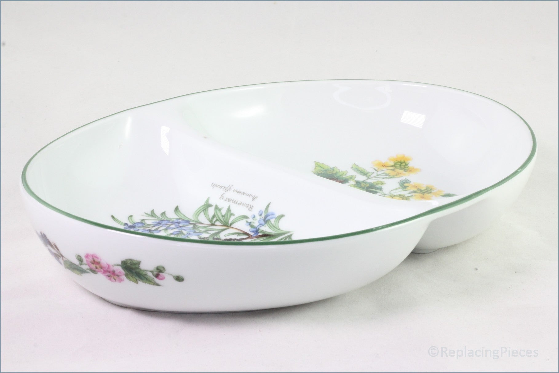 Royal Worcester - Worcester Herbs - Oval Divided Roaster