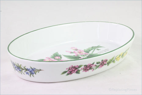 Royal Worcester - Worcester Herbs - 10 5/8" Oval Roaster