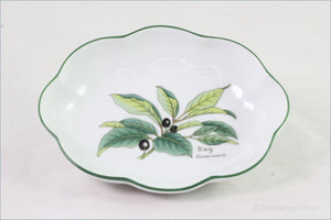 Royal Worcester - Worcester Herbs - 6" Oval Scalloped Dish