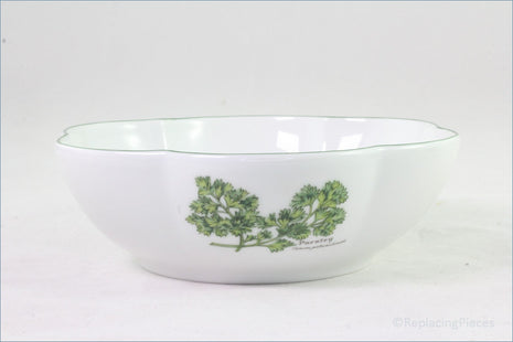 Royal Worcester - Worcester Herbs - 6 1/2" Scalloped Bowl