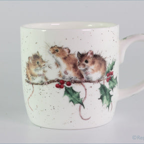 Royal Worcester - Wrendale Designs - Mug - Winter Mice