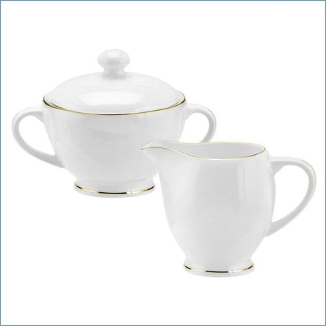 Royal Worcester - Serendipity Gold - Sugar And Cream Set - New