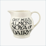 Emma Bridgewater - Black Toast - 1/2 Pint Milk Jug (Soya Or Dairy)
