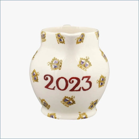 Emma Bridgewater - Crowns 2023 - 1/2 Pint Milk Jug