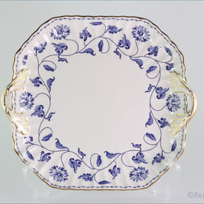 Spode - Blue Colonel - Square Bread & Butter Serving Plate
