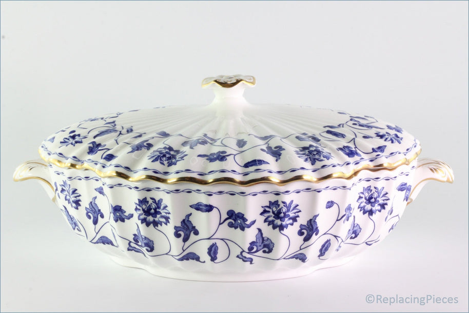 Spode - Blue Colonel - Lidded Vegetable Dish